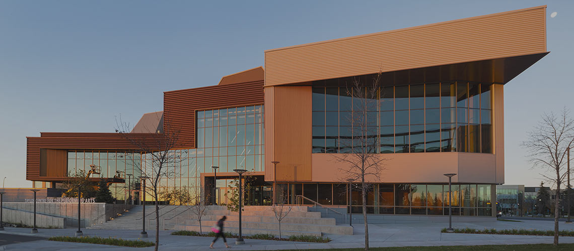 Exterior of the Taylor Centre for the Performing Arts